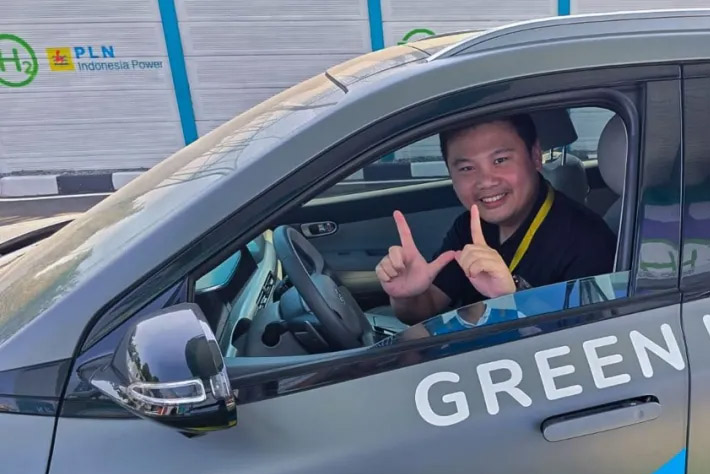 狮贝能源参观雅加达PT PLN（Persero）加氢站